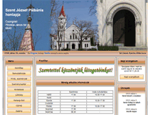 Tablet Screenshot of kistemplom-csongrad.hu